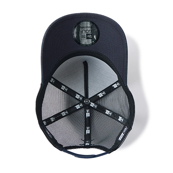 NEW ERA 9FORTY A-Frame トラッカー サステナブル Denim ロサンゼルス・ドジャース ネイビー