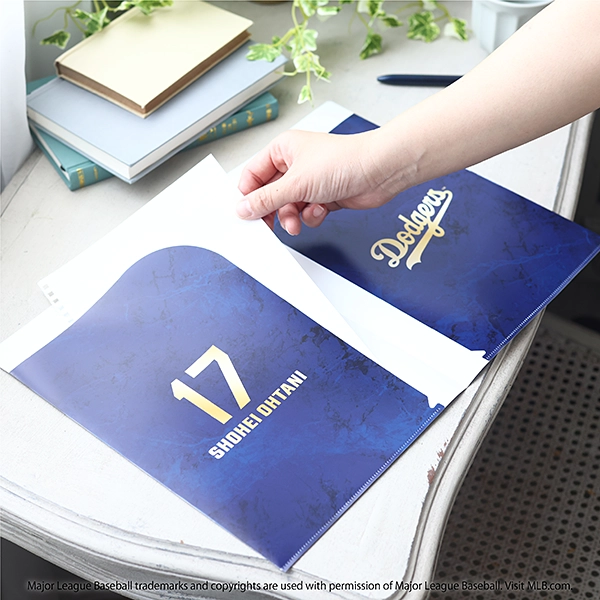 大谷翔平 オフィシャルグッズ THE GOLDEN TWO-WAY ダブルポケットクリアファイル