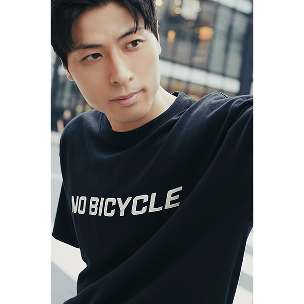 NO COFFEE × NO BICYCLE Tシャツ ブラック
