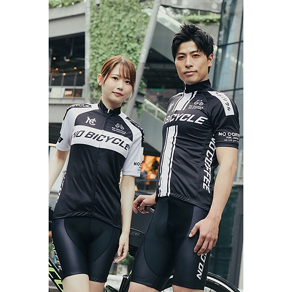 NO COFFEE × NO BICYCLE サイクル半袖ジャージ Type1