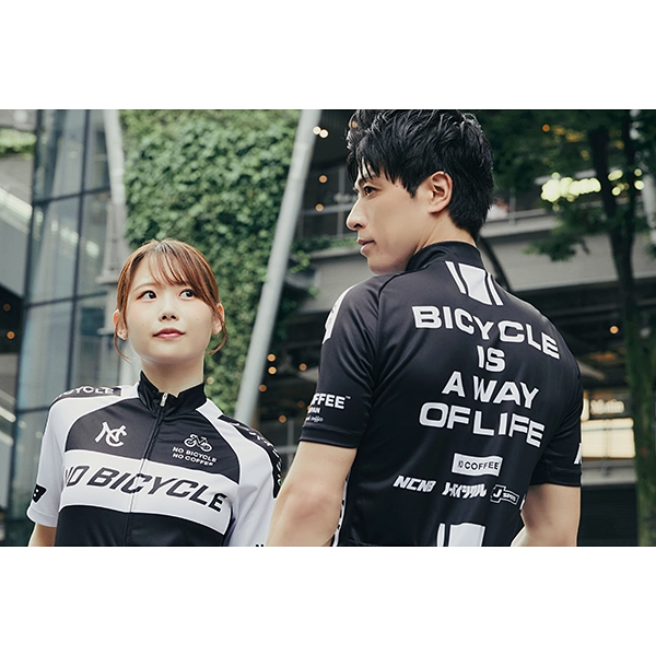 NO COFFEE × NO BICYCLE サイクル半袖ジャージ Type1