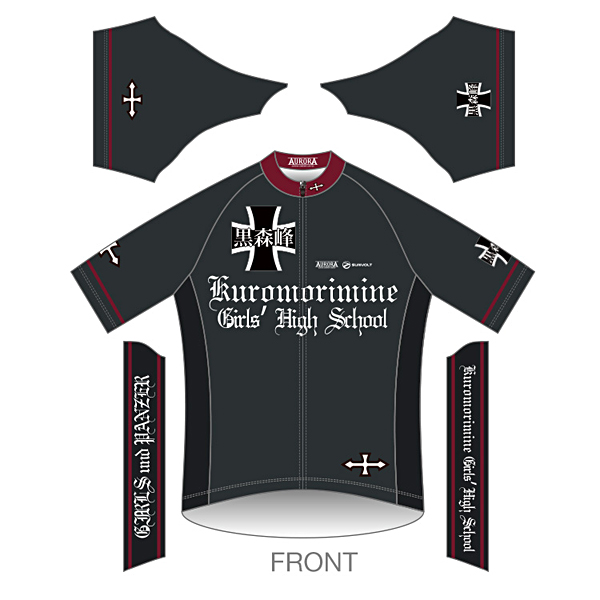 ガールズ パンツァー 劇場版 サイクルジャージ 黒森峰女学園ver 2 0 Xs Nocolor サイクル 公式 J Sportsオンラインショップ サイクル 野球 サッカー ラグビーなど スポーツグッズ通販