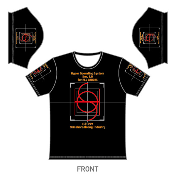 機動警察パトレイバー バックポケットTシャツ 【HOS Ver.】