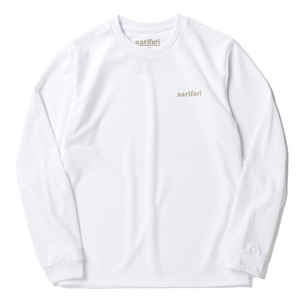 narifuri スーベニアドライロングTシャツ WHITE