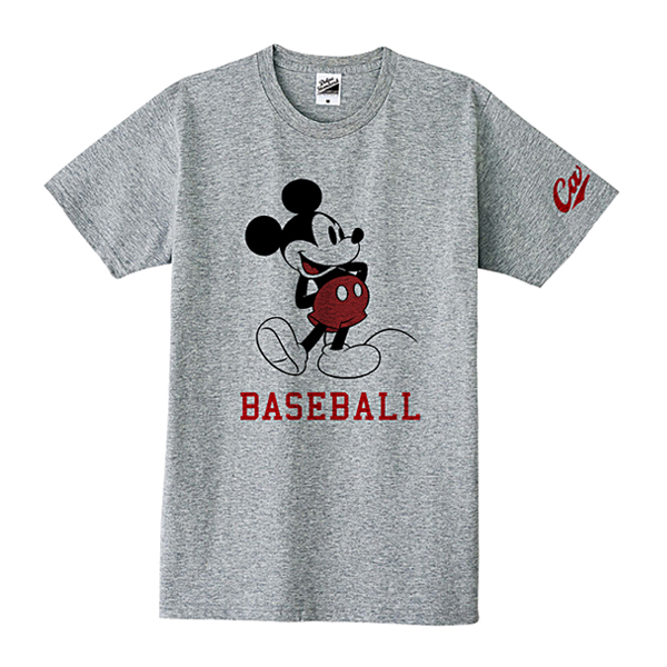 ミッキーマウス Baseball 広島東洋カープ Tシャツ 杢グレー S Nocolor 野球 公式 J Sportsオンラインショップ サイクル 野球 サッカー ラグビーなど スポーツグッズ通販