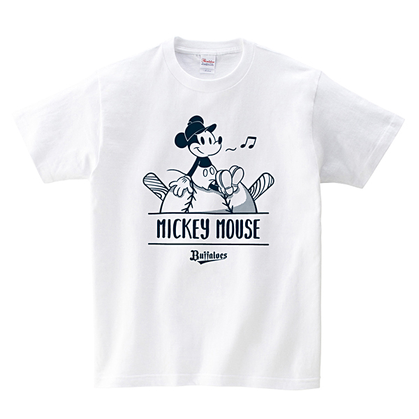 ミッキーマウス ひとやすみ オリックス バファローズ Tシャツ ホワイト S Nocolor 野球 公式 J Sportsオンラインショップ サイクル 野球 サッカー ラグビーなど スポーツグッズ通販