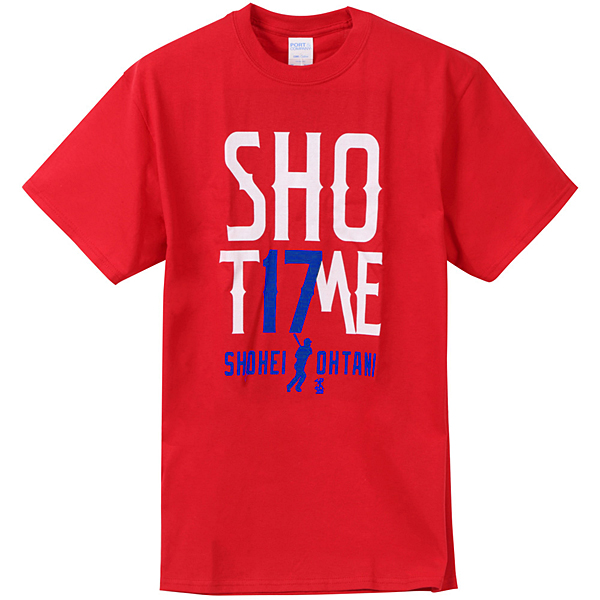SHOHEI OHTANI 大谷翔平 SHOWTIME 17 Tシャツ レッド(S nocolor): 野球｜【公式】J SPORTS