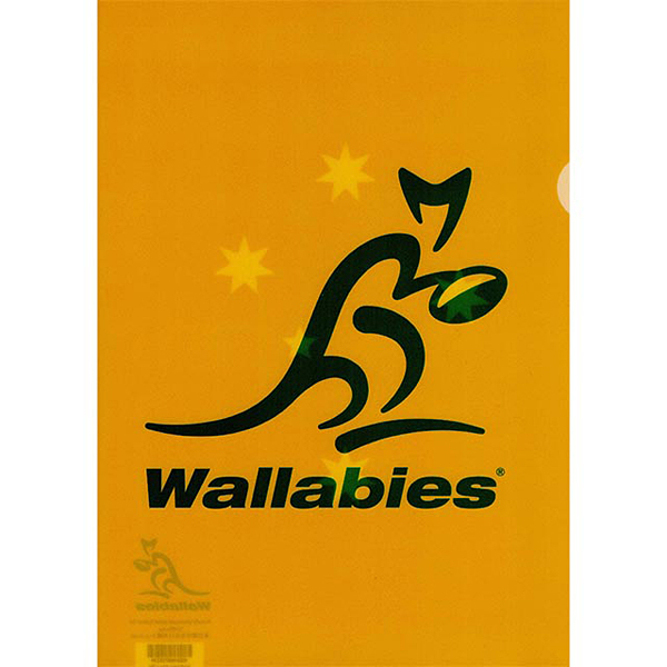 ラグビーオーストラリア代表 ワラビーズ クリアファイル(2枚セット)