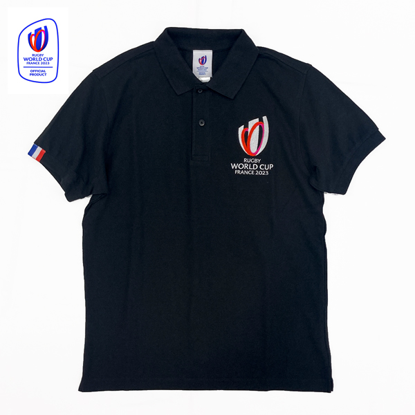 ラグビーワールドカップ2023 フランス オフィシャル ポロシャツ ブラック(S nocolor): ラグビー｜【公式】J  SPORTSオンラインショップ｜サイクル・野球・サッカー・ラグビーなど、スポーツグッズ通販