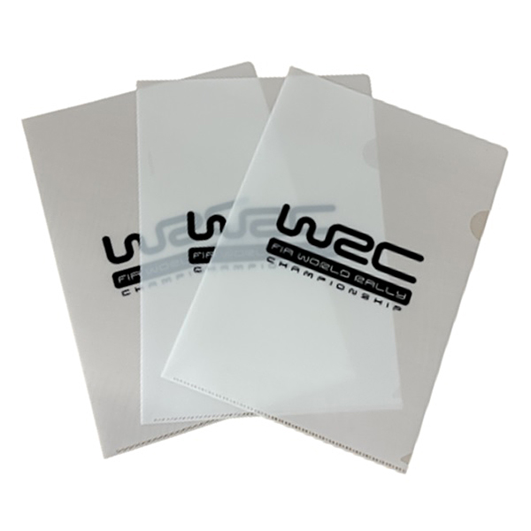 WRC クリアファイル 3枚セット ホワイト