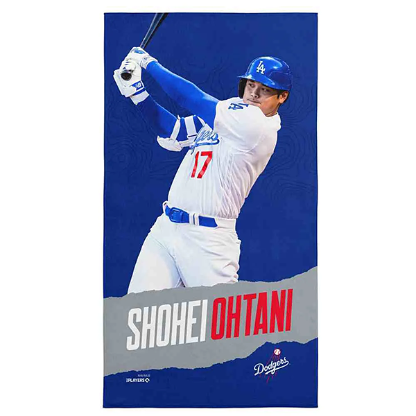 SHOHEI OHTANI 大谷翔平 - ロサンゼルス・ドジャース MLBPA プレイヤーズ ビーチタオル