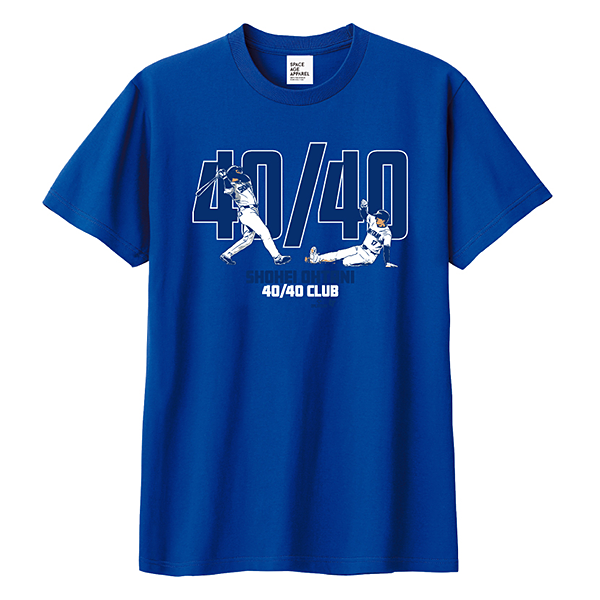 大谷翔平 SHOHEI OHTANI 「40-40」Tシャツ