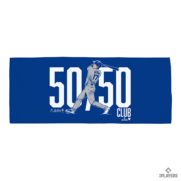 大谷翔平 SHOHEI OHTANI 「50-50 CLUB」 フェイスタオル