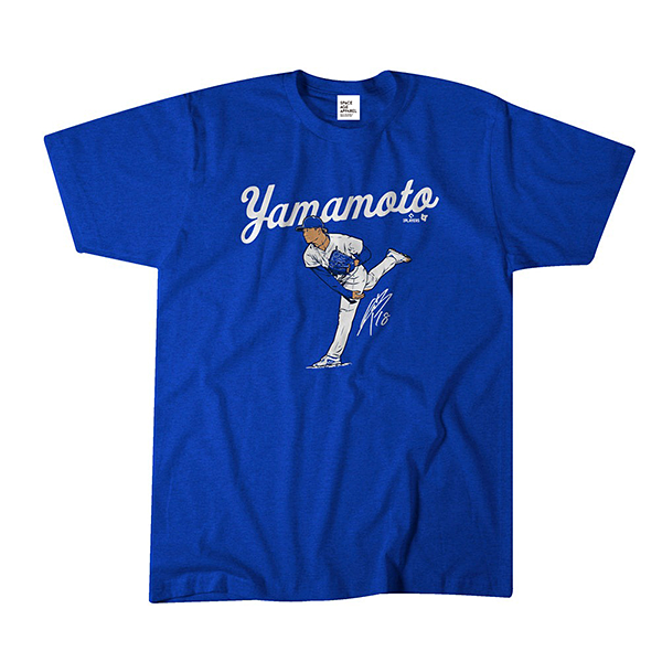 山本由伸 YOSHINOBU YAMAMOTO「ACE POSE」 Tシャツ