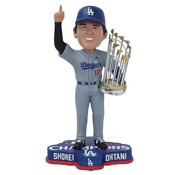 大谷翔平 MLB ロサンゼルス・ドジャース ワールドシリーズ 2024 優勝記念 ボブルヘッド 8インチ（約20cm)