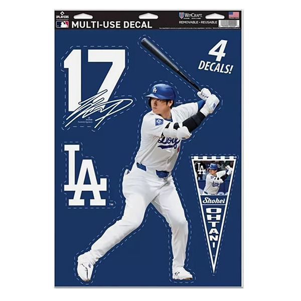 ロサンゼルス・ドジャース 大谷翔平 窓用ステッカー