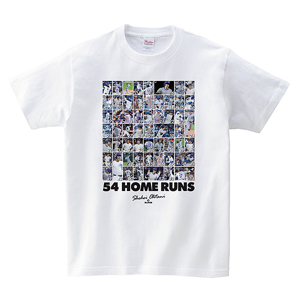 ロサンゼルス・ドジャース 大谷翔平「54 Ohtani Home Runs」 Tシャツ