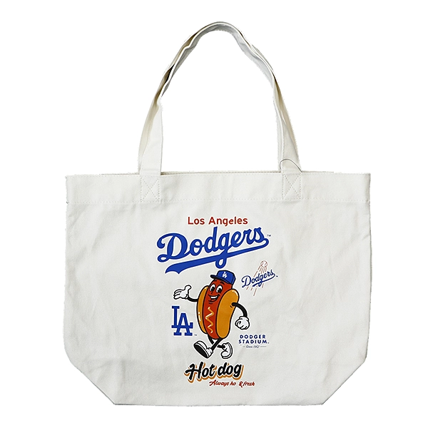MLB ロサンゼルス・ドジャース キャンバストートバッグ Hot dog