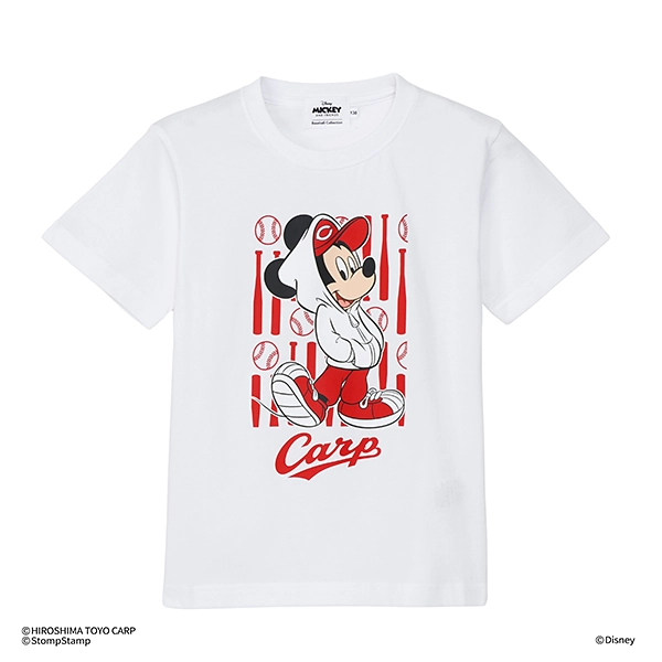 広島東洋カープ ミッキー キッズ用Tシャツ