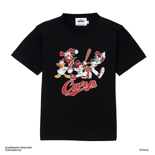 広島東洋カープ ミッキー＆フレンズ キッズ用Tシャツ
