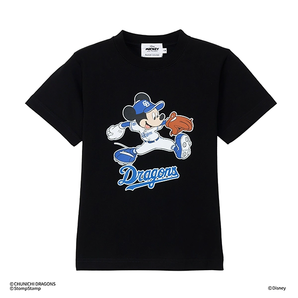 中日ドラゴンズ ミッキーピッチャー キッズ用Tシャツ
