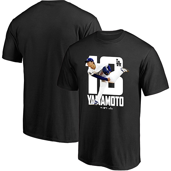 Fanatics ロサンゼルス・ドジャース 山本由伸 グラフィック＆ナンバーTシャツ