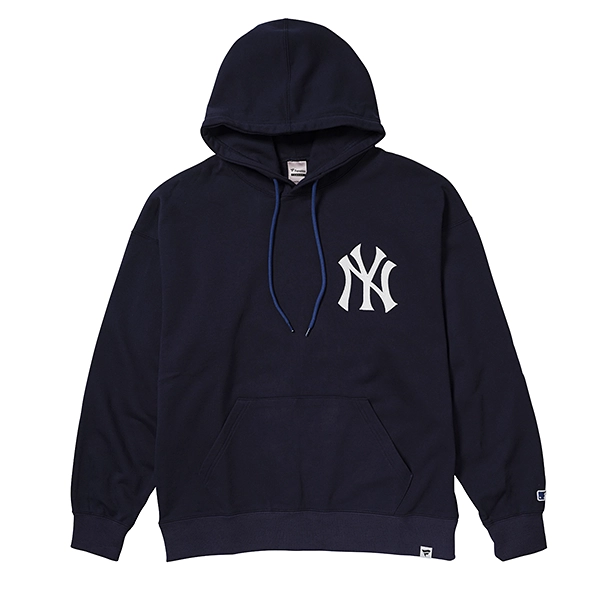 MLB ニューヨーク・ヤンキース STANDARD EMBLEM LOGO フーディー ネイビー