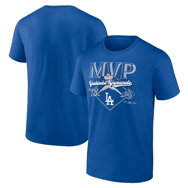 Fanatics 2025 ロサンゼルス・ドジャース 山本由伸 ワールドシリーズ  MVP Tシャツ