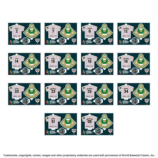 2026 WORLD BASEBALL CLASSIC 選手アクリルスタンド （ボールチェーン付き）ランダム