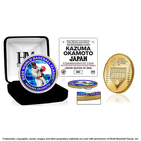 2026 World Baseball Classic 岡本和真 ゴールドコイン
