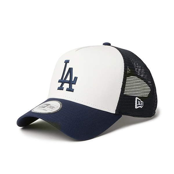 NEW ERA 9FORTY ロサンゼルス・ドジャース タイプライター オフホワイト/ネイビー