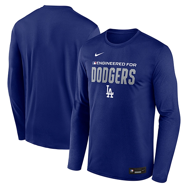 MLB ロサンゼルス・ドジャース NIKE オーセンティック Team Issue Legend ロングTシャツ ロイヤルブルー