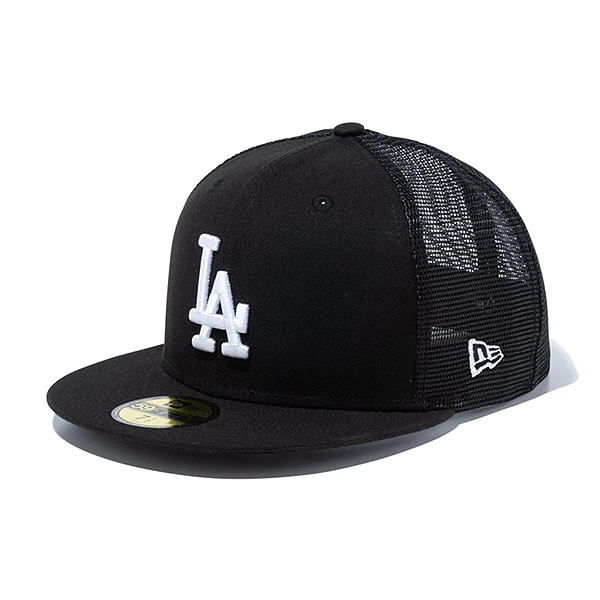 NEW ERA 59FIFTY トラッカー ロサンゼルス・ドジャース ブラック × ホワイト