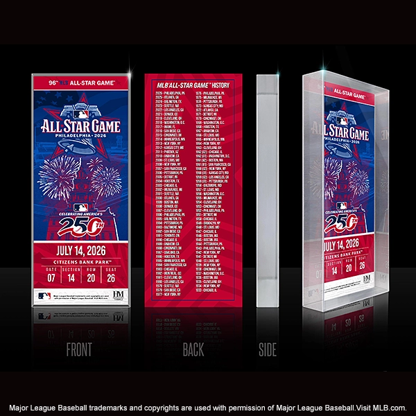 2026 MLB オールスターゲーム 開催記念 アクリルチケットブロック