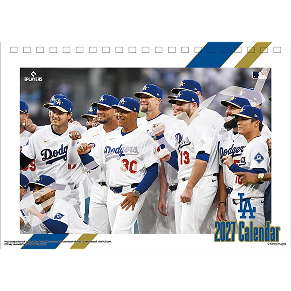 ロサンゼルス・ドジャース 2027年卓上カレンダー