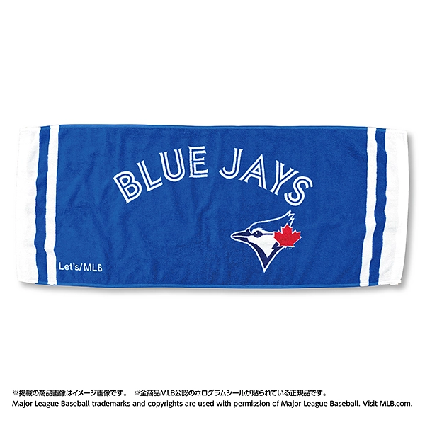 MLB 2026 トロント・ブルージェイズ フェイスタオル（チームカラー）