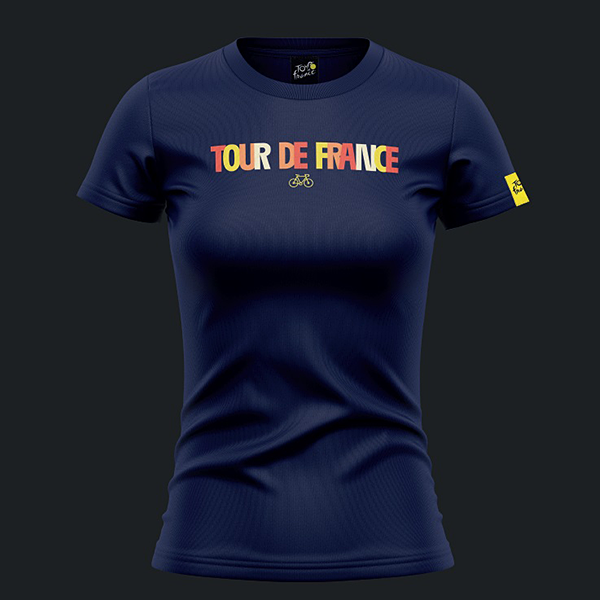 ツール・ド・フランス 2024 オフィシャル デザイン レディースTシャツ MULTICO