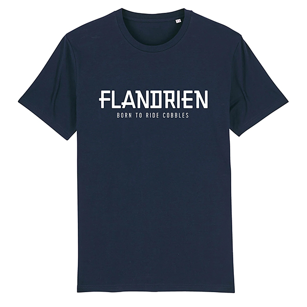 cois（ソワ）ロンド・ファン・フラーンデレン Flandrien サイクリング Tシャツ ネイビー