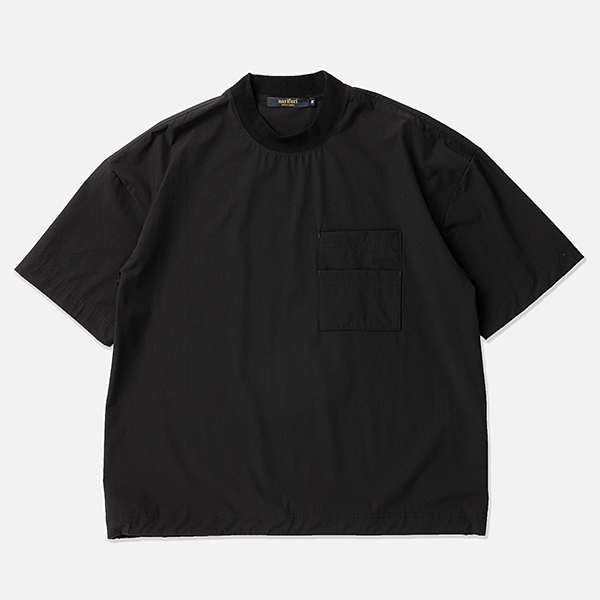 narifuri ナイロンストレッチTシャツ ブラック