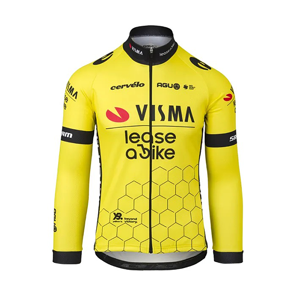 Team Visma | Lease a Bike レプリカ長袖サイクルジャージ 2024