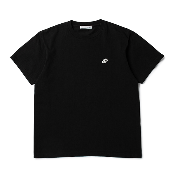 narifuri プリントTシャツ（HATCH） BLACK NF1186