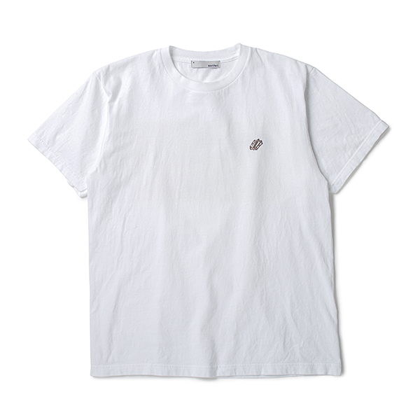 narifuri プリントTシャツ（HATCH） WHITE NF1186