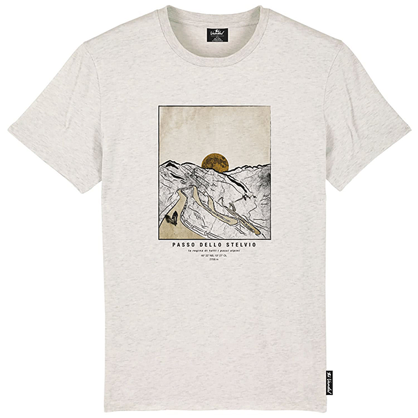 THE VANDAL Tシャツ Stelvio クリームヘザーグレー