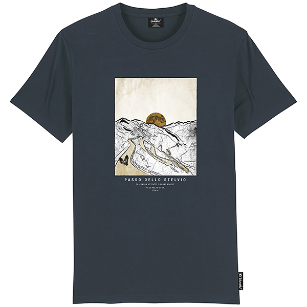 THE VANDAL Tシャツ Stelvio ネイビー