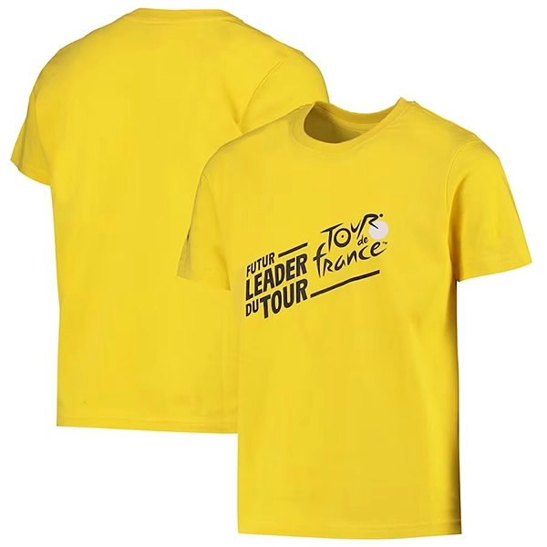 ツール・ド・フランス 2025 オフィシャル キッズロゴTシャツ イエロー