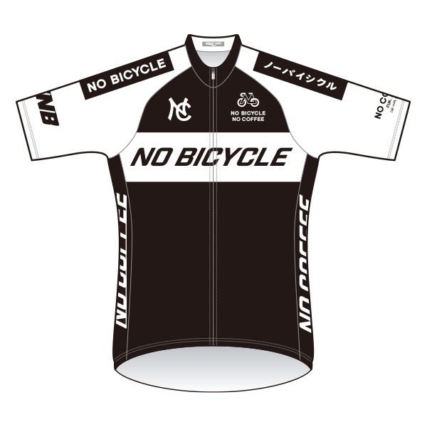 NO COFFEE × NO BICYCLE サイクル半袖ジャージ Type1