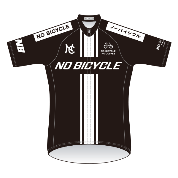 NO COFFEE × NO BICYCLE サイクル半袖ジャージ Type2