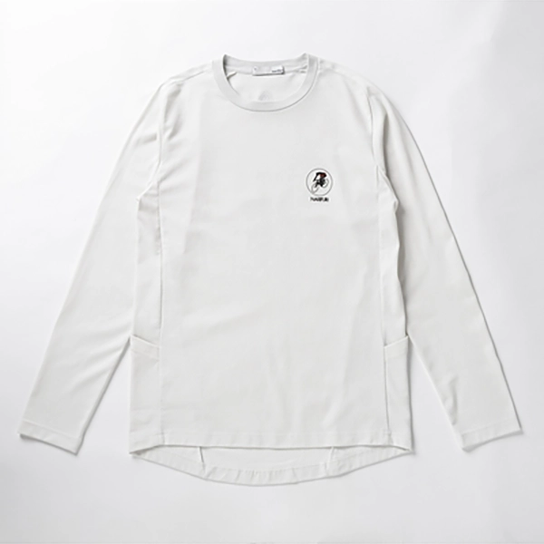 narifuri × CCC ツールドロングTシャツ SILVER GRAY