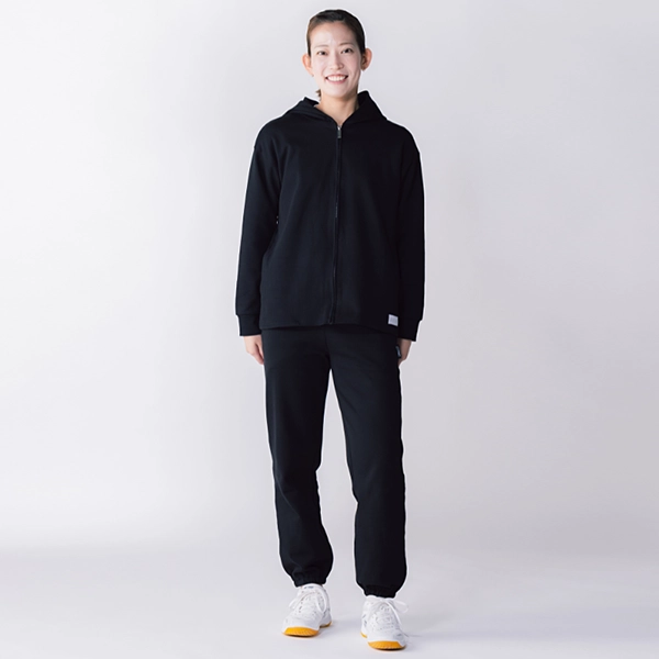 くまもと再春館製薬所バドミントンチーム公式 【イフミック加工】スウェットパンツ (ブラック)