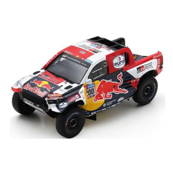 1/43スケール TOYOTA HILUX No.200 Winner Dakar 2023 Al-Attiyah - Mathieu Baumel